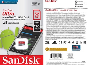 32G マイクロSDHCカード SanDisk 32GB 120MB/s UHS-1 A1 microSDメモリ SDSQUA4-032G-GN6MN サンディスク アプリ最適化