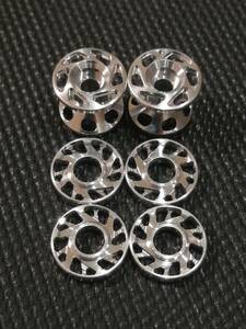 アルミベアリングローラー 13mm 13-12 2段 マシニング CNC加工 15437 15398 タミヤ正規品加工 ミニ四駆 軽量化