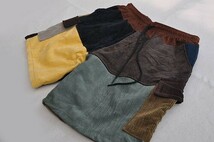 Crazy Pattern Shorts クレイジーパターンショーツ　コーデュロイ6P　フリーサイズ　24-4P-15　リメイク　アップサイクル_画像5