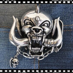 極上バックル　motor head　ベルトバックル　新品　バックルのみ　