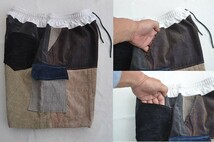 Crazy Pattern Shorts クレイジーパターンショーツ　コーデュロイ6P　フリーサイズ　24-4P-16　リメイク　アップサイクル_画像3