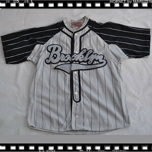 Baseball Team ユニフォーム　ベースボールシャツ　Brooklyn　グレーサイズS新品
