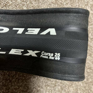 ☆未使用保管品 VELOFLEX Corsa25 クリンチャー 25C 黒 ヴェロフレックス コルサ ベロフレックス 乗り心地改善 イタリア製☆の画像4