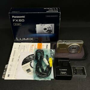 BCd184R 60 箱付き Panasonic LUMIX DMC-FX60 ルミックス ゴールド 1:2.8-5.9/4.5-22.5 デジタルカメラ 顔認識 手ブレ補正 PictBridge