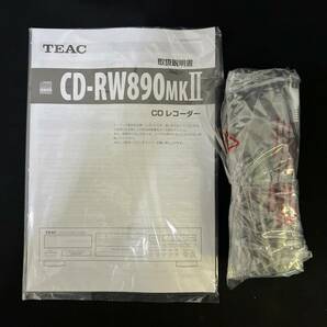 BDg189R 140 箱付き含 TEAC 2点 まとめ ティアック MD-5MK2 MDプレーヤー 2019年製 CD-RW890MK2 CDレコーダー オーディオ機器の画像9