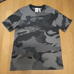 アディダスオリジナルス adidas Originals カモフラージュトレフォイルTシャツ CAMO TEE メンズOサイズ マルチカラー 迷彩