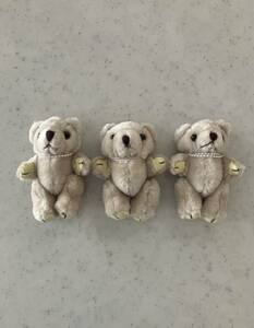 Art hand Auction भालू 3 भालू भरवां खिलौना आंतरिक हस्तनिर्मित आपूर्ति, जानवर, भालू, सामान्य तौर पर सहन करें