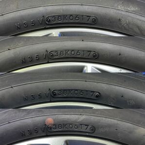 Mk966 ★バリ溝★ TOYOTA トヨタ 30系 アルファード 純正ホイール ハイグロス 18インチ 7.5J +45 タイヤ235/50R18 付き 4本セットの画像5