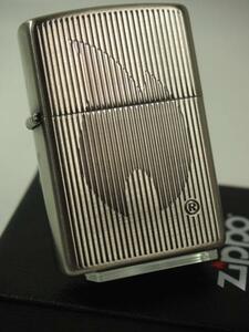 2014 Zippo Fire ファイア 炎 火　STRIPE FLAME ストライプ フレーム 銀 #2STF-NB 絶版・新品