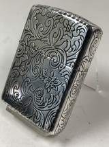 Zippo アラベスクパターン（5面）サイドリューター・アーマーArmor 5AR-SI シルバー銀イブシ新品_画像4