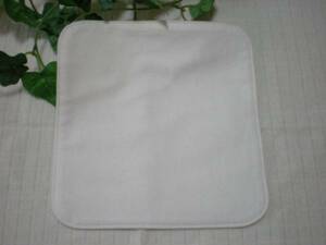 *2 pieces set * fabric napkin * plain *22.5×22cm not yet . white flannel 