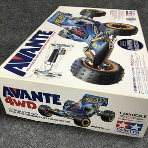 【初回限定品】TAMIYA タミヤ 1/10 電動RC4WD レーシングバギー アバンテ (2011)Tシャツ付き！激レア！未組立て！タミヤ AVANTE の画像9