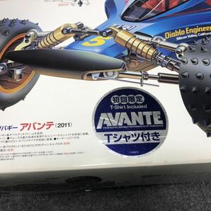 【初回限定品】TAMIYA タミヤ 1/10 電動RC4WD レーシングバギー アバンテ (2011)Tシャツ付き！激レア！未組立て！タミヤ AVANTE の画像5