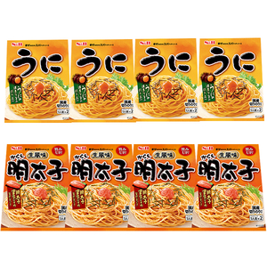 ■エスビー　まぜるだけのスパゲッティソース　うに・明太子　2種8袋■1袋2パック入り■あえるパスタソース