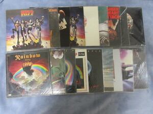 ●洋楽 ロック バンド LPレコード １８枚セット●KISS QUEEN Rainbow DEEP PURPLE VAN HALEN●