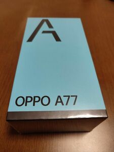 新品未開封品 OPPO A77 ブルー CPH2835 SIMフリー