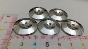 30個セット♪未使用♪メタル ボタン　シルバー色B♪4穴約21mm