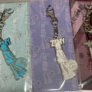 5th Keychain NIRA (White)Sky Blue残機 Sword Keychain　3つセット