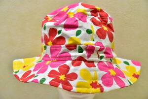 ◇ Хлопковая шляпа с этническим краем ◇ Цветочный фурт ②