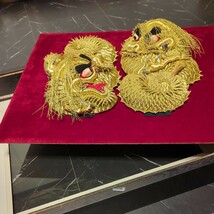 龍　布団締め　太鼓台　スカジャン　みこし　だんじり　刺繍　金糸　彫刻_画像6