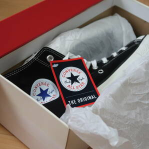 【新品】 コンバース オールスター 日本製 MADE IN JAPAN オールスター CONVERSE CANVAS ALL STAR J HI ブラック 黒 28cmの画像9