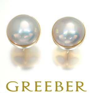 tasaki earrings mabe pearl pearl 12.0mm K18YG BLJ