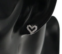 ダイヤ 0.22ct/0.22ct ハート ピアス K18WG GENJ_画像6