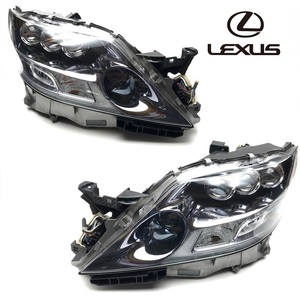 V Lexus LS600h LS600 LS460 UVF45 UVF46 LS средний период оригинальный 3 глаз LED передняя фара левый и правый в комплекте KOITO 50-110 печать 82 быстрое решение / немедленная уплата V