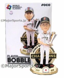 【MS】大谷翔平 2023年WBC 優勝記念 ボブルヘッド人形 新品 世界323個限定版 完売品 バブルヘッド 首振り人形