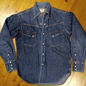 warehouse Westerndenimshirt size36 ウエアハウス ウエスタンデニムシャツ 36サイズ(Sサイズ相当)の画像1