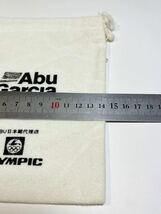 Abu Garcia アブガルシア リール袋 ③ 少し正方形に近いです。_画像3