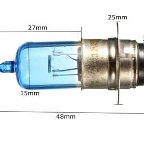 純正 交換 高輝度 PH７ 12V 35W ヘッドライトバルブ P15D25-1 ハロゲン dio jog ズーマー カブ ホワイトの画像4