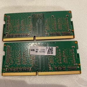 micron DDR4 19200 1RX16 PC4 2400T 4GBX2枚セット(8GB)②の画像2