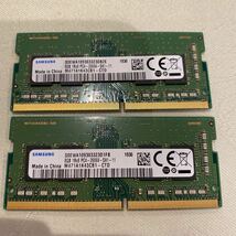 SAMSUNG 1RX8 PC4 21300 DDR4 2666V 8GBX2枚セット（16GB)_画像1