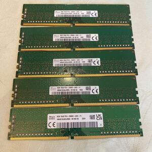 SKhynix 1RX8 PC4 21300 DDR4 2666V 8GBX5枚セット