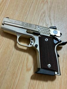 KSC S&W M945 compact ABS нержавеющая сталь серебряный модель? коробка нет Junk 