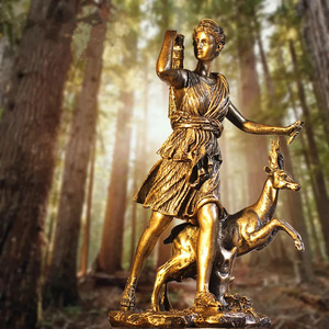 大人気 北欧のレトロな女神の像1p 像 置物 北欧 ギリシャ 彫刻 女神 神話 レトロ インテリア 装飾 アート コレクション ゴールド