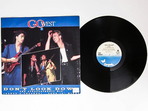 【即決】12インチレコード【1985年UK盤オリジナル】GO WEST ゴー ウエスト DON'T LOOK DOWN リミックス バージョン Power Pop パワーポップ