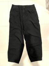 THE NORTH FACE PURPLE LABEL INDIGO MOUNTAIN SHIRRED WAIST PANTS BLACK 32inch NT5003N パープルレーベル _画像2