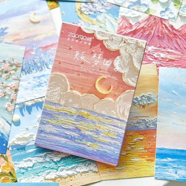 四季の夢シリーズ ポストカード 30枚 風景 油絵風 ポストカード 【P41】