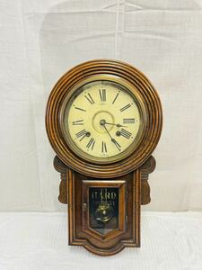 TK-104|TRAD MARK HARD SECURITYzen my type wall clock Showa Retro secondhand goods junk 