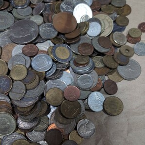 8n7 外国銭 古銭 硬貨 外貨 貨幣 外国 コイン まとめ 大量 アメリカ イギリス等 約8kgの画像8