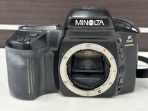 MINOLTA ミノルタ α-5xi PANORAMA フィルムカメラ ブラック 動作未確認 ジャンク_画像2