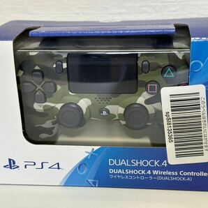 美品 SONY ソニー PlayStation 4 DUALSHOCK4 Wireless Controller ワイヤレスコントローラー CUH-ZCT2J Green Camouflageの画像1