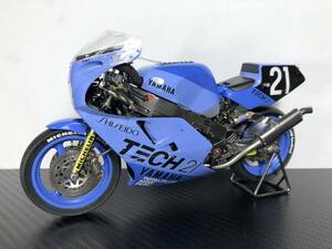  Fujimi 1/12 Yamaha YZF750 TECH21 1987 Suzuka 8 hours specification покраска конечный продукт 