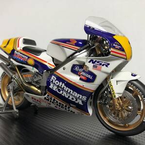 ハセガワ 1/12 '89 HONDA NSR500 WGP #1 エディー ローソン 塗装完成品 の画像9