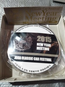 クラシック協会　2015 ニューイヤーミーティング　カーバッチ　プレート　未使用品1個