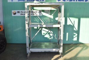 【ダイフク】重量棚　スライドラック　2段　最大荷重1000kg　点検、清掃済み！！三重県