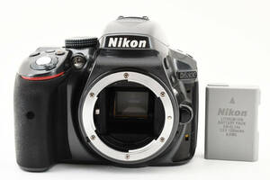 【超レア】 Nikon ニコン D5300 一眼レフカメラ ボディ グレー 【動作確認済み】 #5556