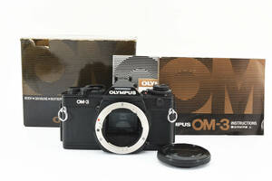 【美品】 OLYMPUS オリンパス OM-3 フィルムカメラ ボディ OMマウント 元箱付き #5633